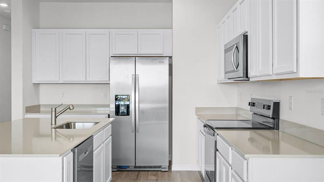 Furnished interior view inside a new home in Harmony at Lake Eloise, Winter Haven (Image 9).