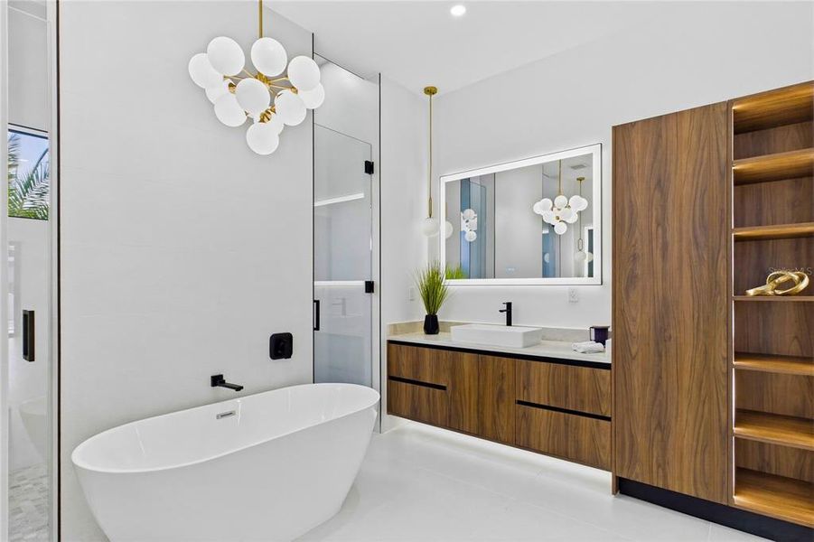 Furnished interior view inside a new home in , Cape Coral (Image 13).