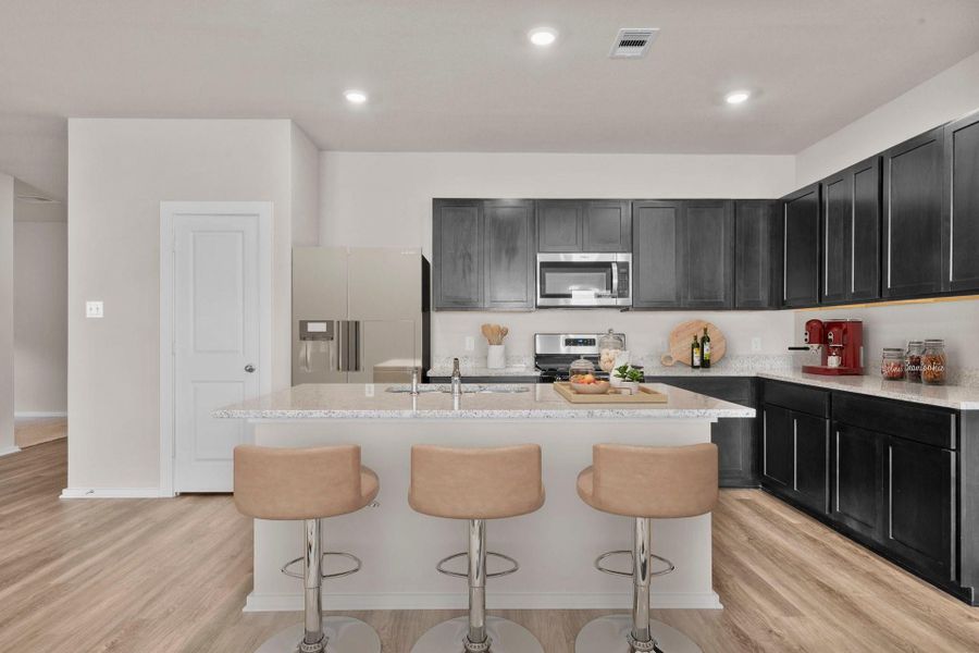 Furnished interior view inside a new home in Windrose Green, Angleton (Image 6).