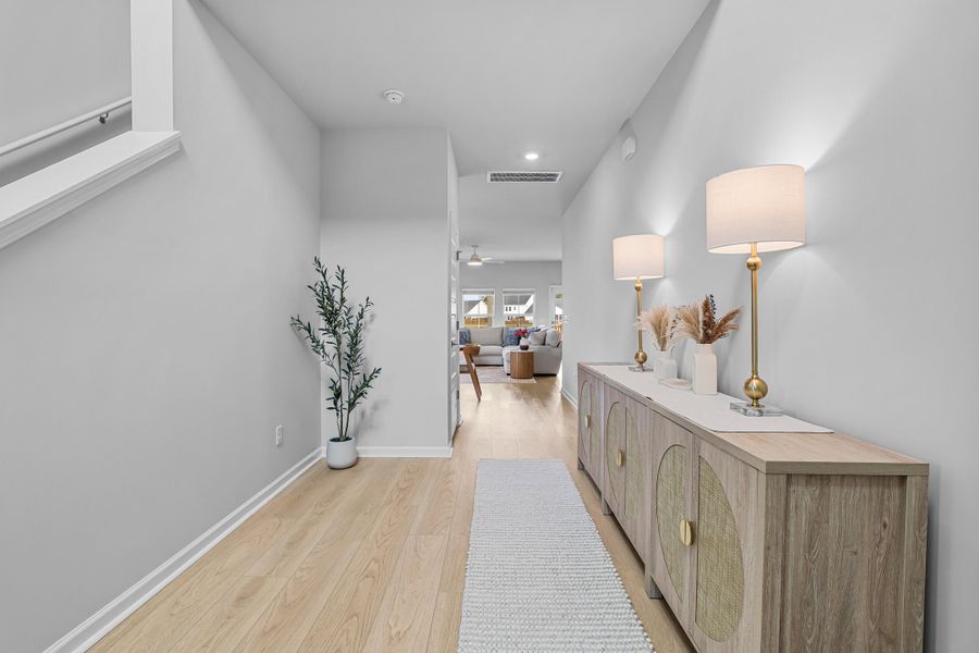 Furnished interior view inside a new home in Heron's Walk at Summers Corner, Summerville (Image 7).