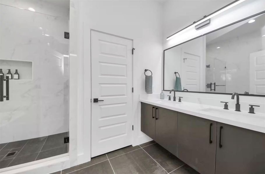Furnished interior view inside a new home in , Houston (Image 21). Furnished interior view inside a new home in , Houston (Image 21).