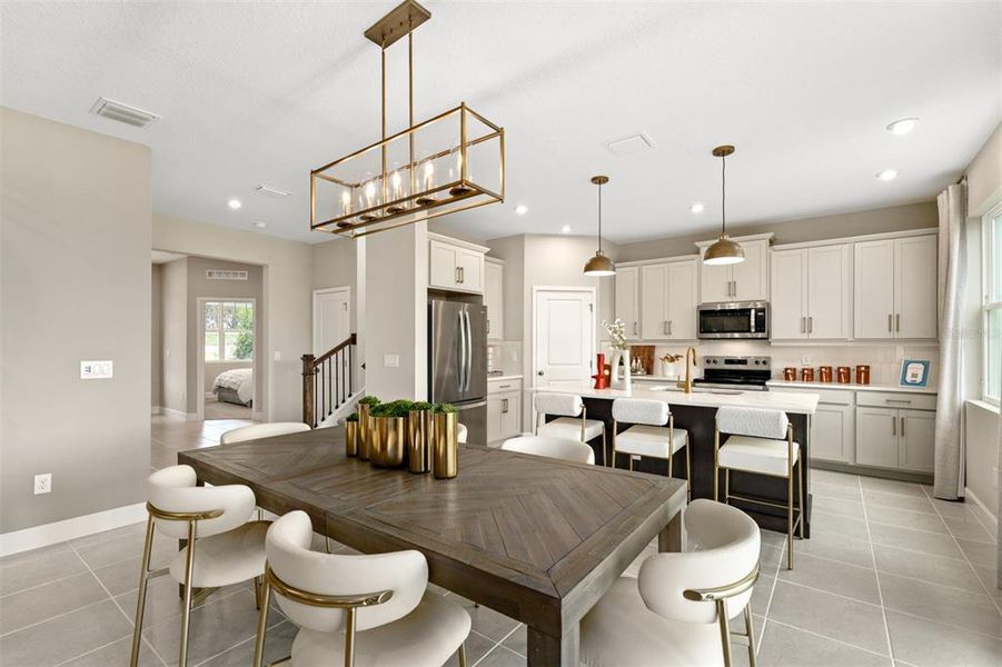 Furnished interior view inside a new home in Rainwood, Groveland (Image 9).