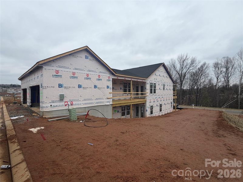 In-progress construction of a new home in Vanguard at Vermillion, Huntersville, NC (Image 6).
