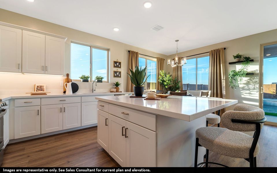 Representative furnished interior of a home built from the Tempe by CastleRock Communities in Rancho Mirage, Maricopa (Image 16).