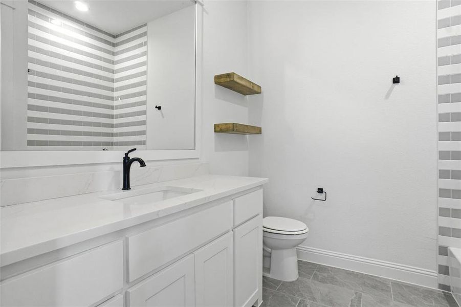 Furnished interior view inside a new home in , Godley (Image 15).