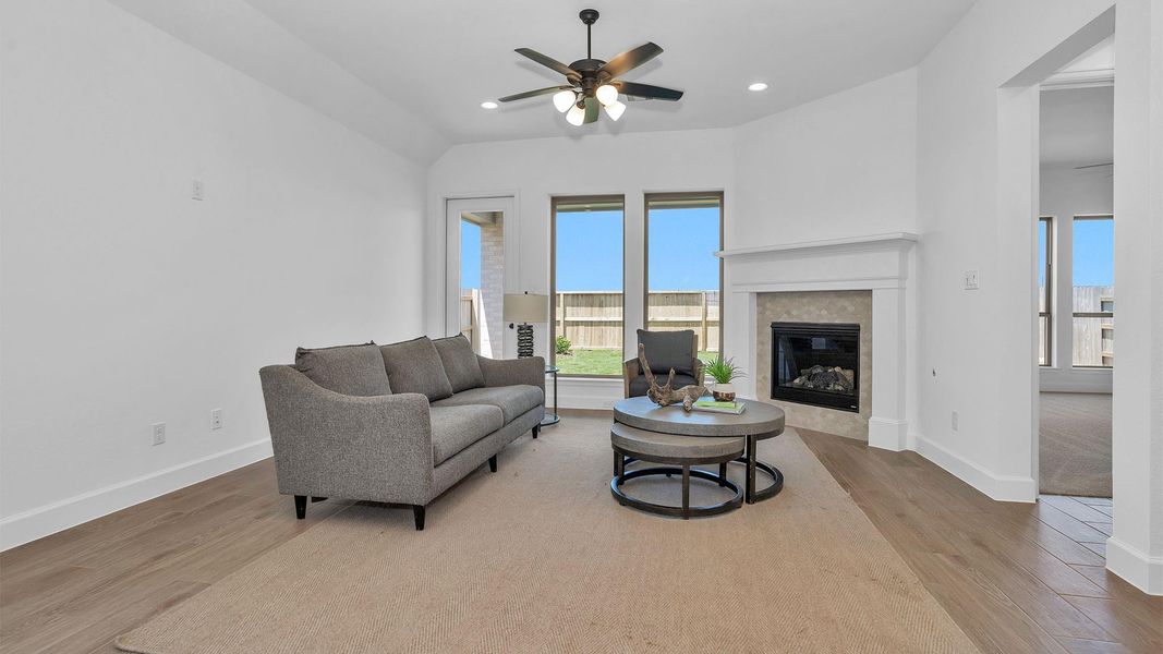 Furnished interior view inside a new home in Elyson, Katy (Image 5).