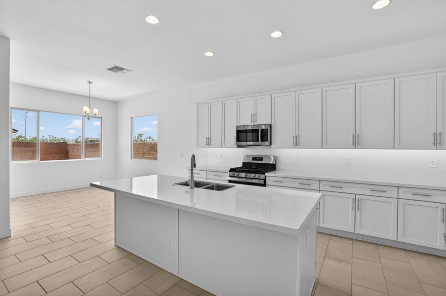 Furnished interior view inside a new home in Stonehaven, Glendale (Image 14).