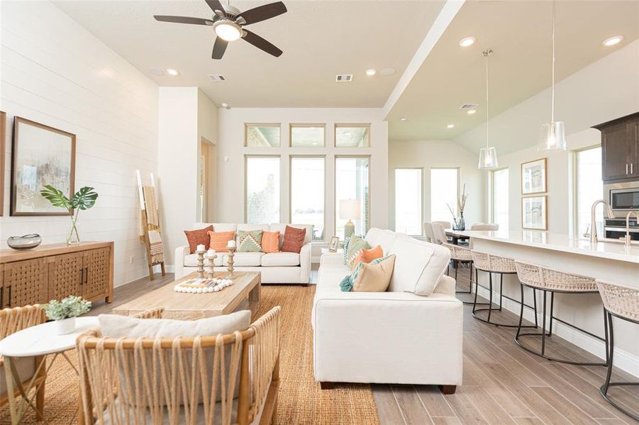 Furnished interior view inside a new home in Amira: Heritage Collection, Tomball (Image 8). Furnished interior view inside a new home in Amira: Heritage Collection, Tomball (Image 8).