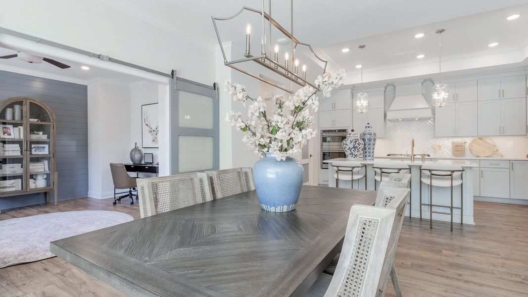 Representative furnished interior of a home built from the Promenade by Epcon Communities in The Courtyards on the Greenway, Matthews (Image 15).
