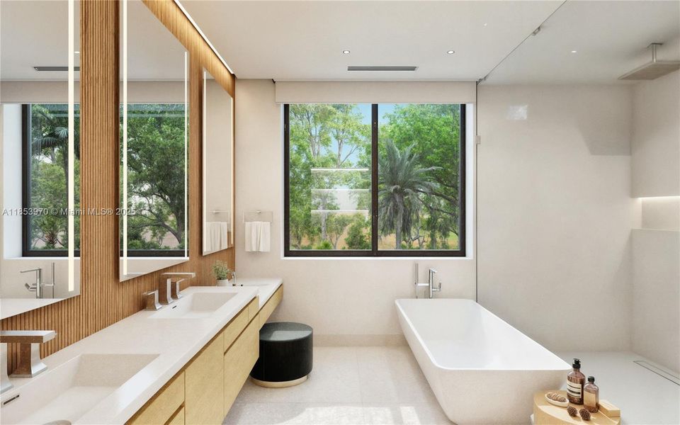 Furnished interior view inside a new home in , Pinecrest (Image 4). Furnished interior view inside a new home in , Pinecrest (Image 4).