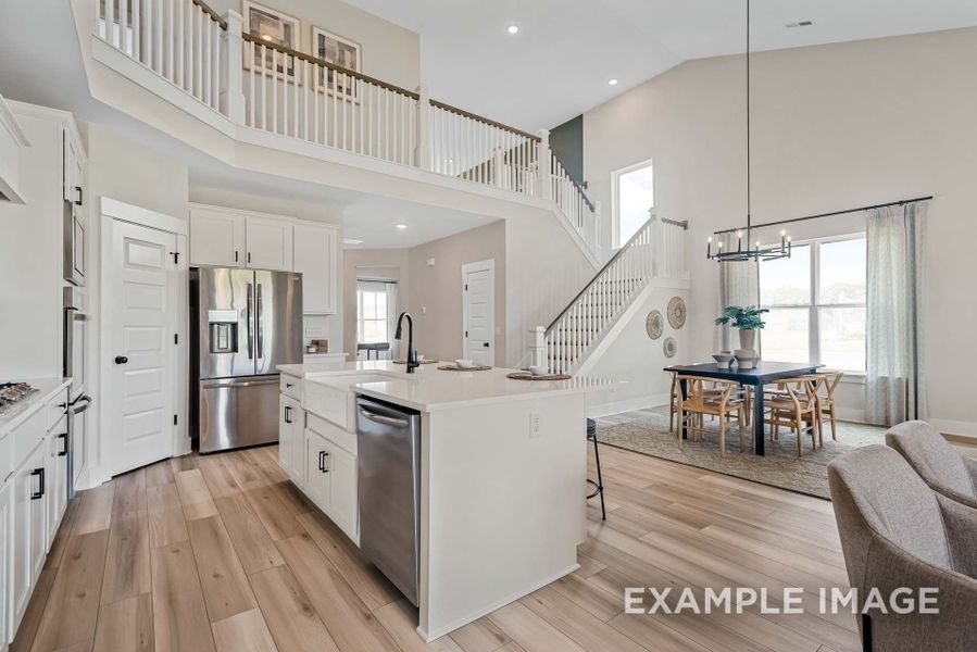 Furnished interior view inside a new home in Woods Crossing, Gallatin (Image 12).