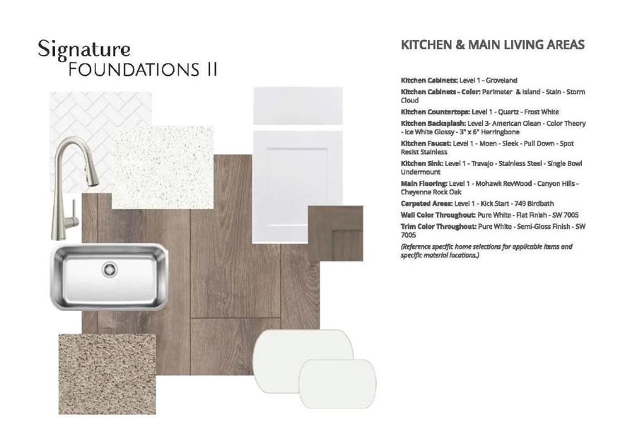 Clay D selection sheet Clay D selection sheet