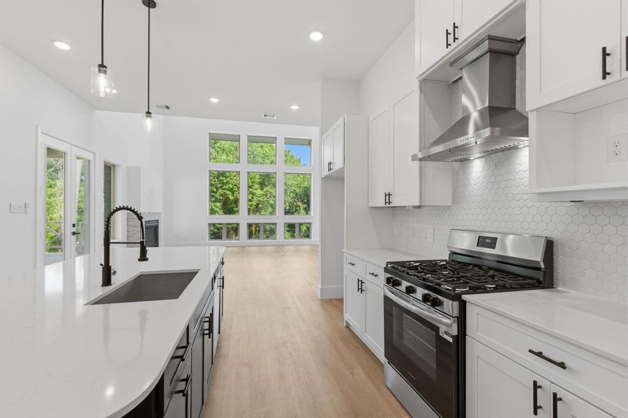 Furnished interior view inside a new home in , Cypress (Image 6).