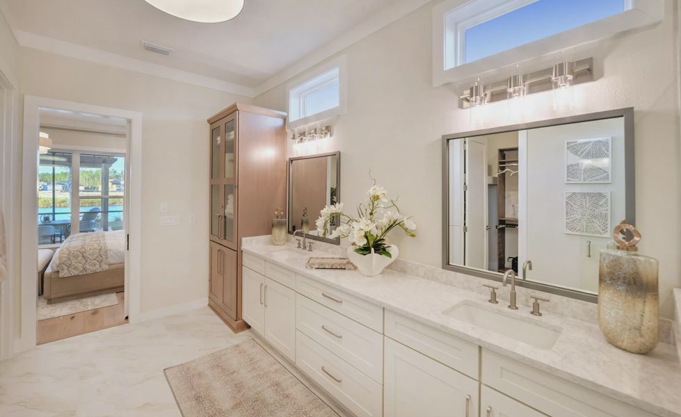 Furnished interior view inside a new home in Middlebourne, St. Johns (Image 23). Furnished interior view inside a new home in Middlebourne, St. Johns (Image 23).