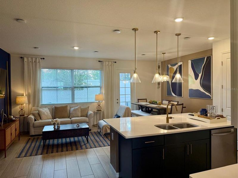 Furnished interior view inside a new home in , Davenport (Image 15). Furnished interior view inside a new home in , Davenport (Image 15).