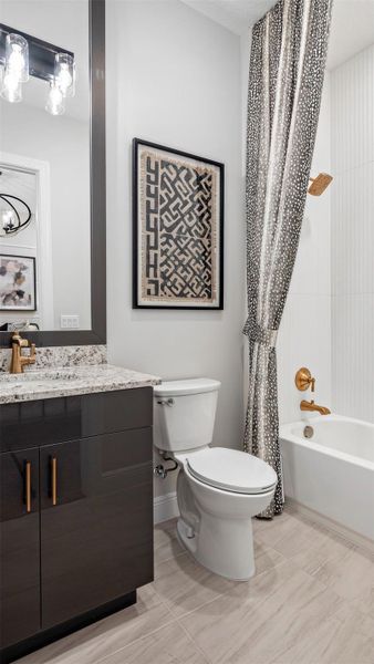 Furnished interior view inside a new home in Cresswind Palm Beach at Westlake, Westlake (Image 27).