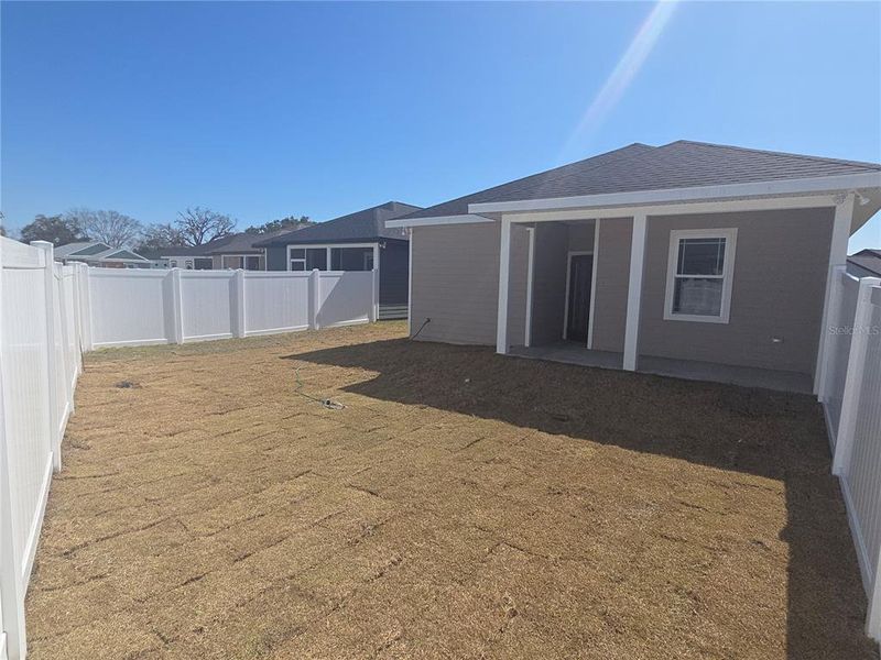Exterior details and patio area of a home in , Newberry (Image 4).