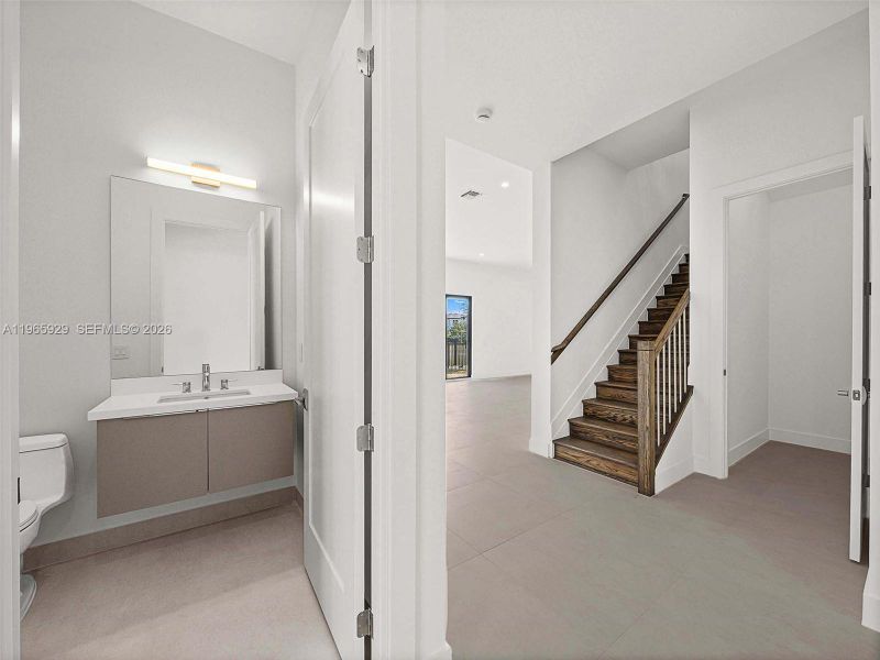 Furnished interior view inside a new home in , Hollywood (Image 11).