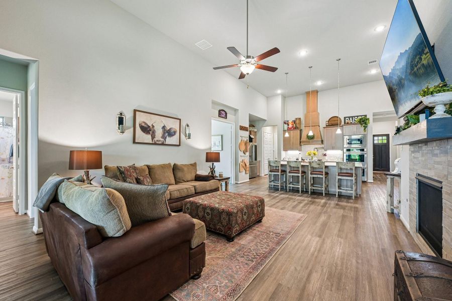 Furnished interior view inside a new home in , Cypress (Image 15).