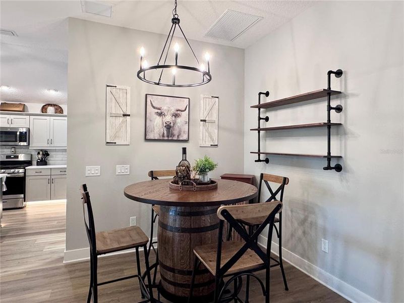 Furnished interior view inside a new home in , The Villages (Image 17).