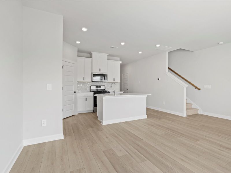 Furnished interior view inside a new home in Valentine Townes, Greer (Image 3).