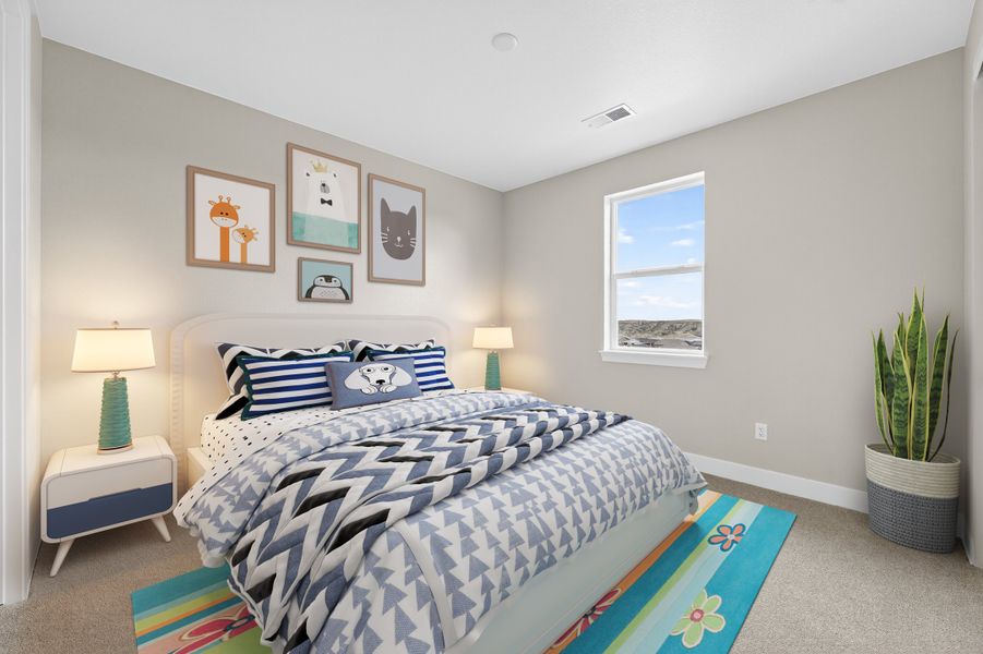 Furnished interior view inside a new home in Hillside at Crystal Valley Destination Collection, Castle Rock (Image 10).