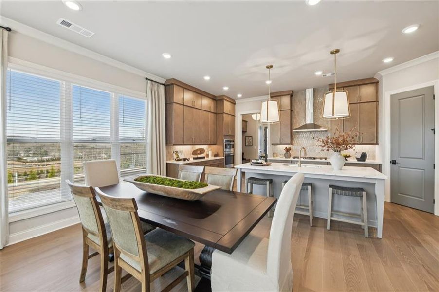 Furnished interior view inside a new home in Palisades Single Family, Cumming (Image 14).