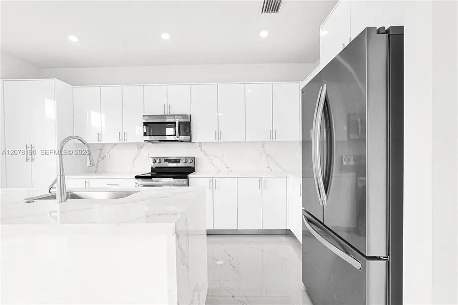 Furnished interior view inside a new home in , Miami (Image 6).