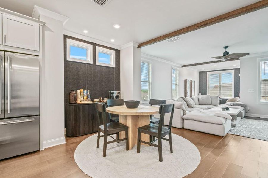 Furnished interior view inside a new home in Millcroft Townhomes, Buford (Image 29).