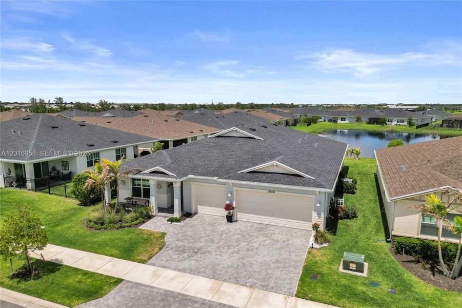 Front exterior of a new home in , Port St. Lucie, FL, highlighting curb appeal (Image 27). Front exterior of a new home in , Port St. Lucie, FL, highlighting curb appeal (Image 27).