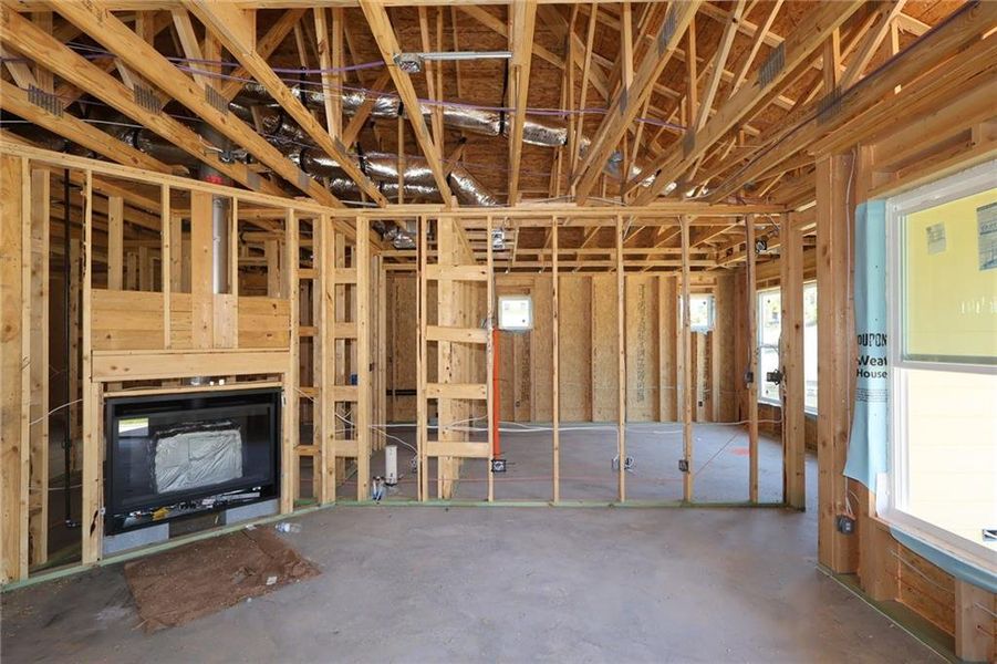 In-progress construction of a new home in Crescent Pointe at Great Sky, Canton, GA (Image 7).
