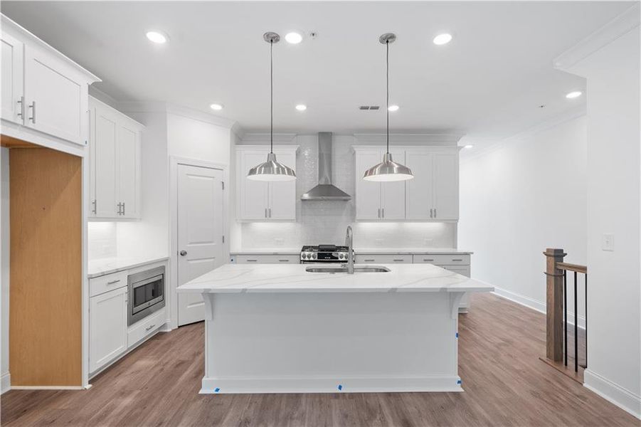 Furnished interior view inside a new home in Waterhaven, Cumming (Image 7).