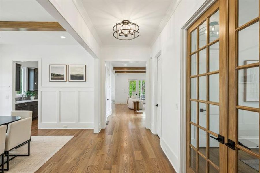 Furnished interior view inside a new home in , Atlanta (Image 15).