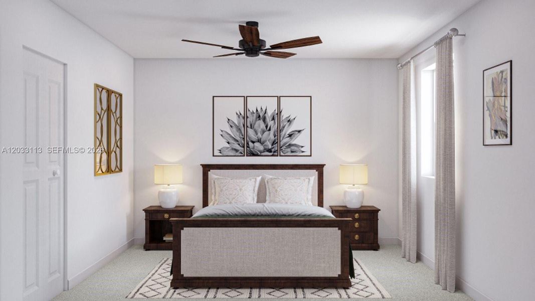 Furnished interior view inside a new home in Acacia Groves, Miami (Image 7).