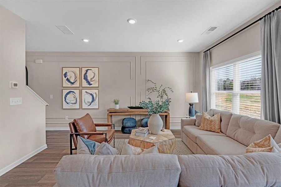 Furnished interior view inside a new home in , Rockmart (Image 7).