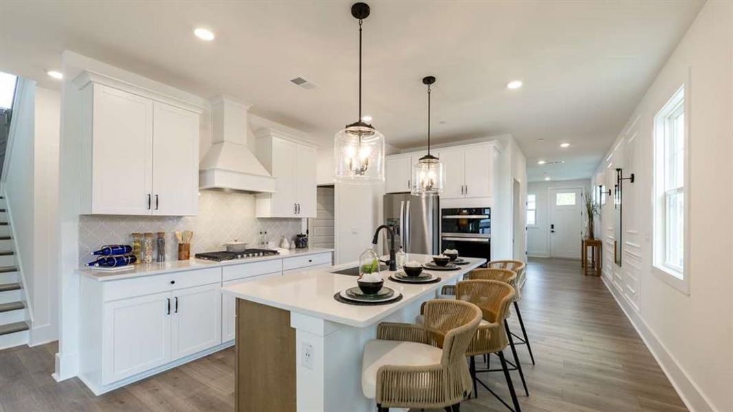 Furnished interior view inside a new home in The Village at Sandy Plains, Marietta (Image 31).