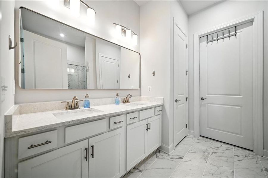 Furnished interior view inside a new home in , Ellijay (Image 6).