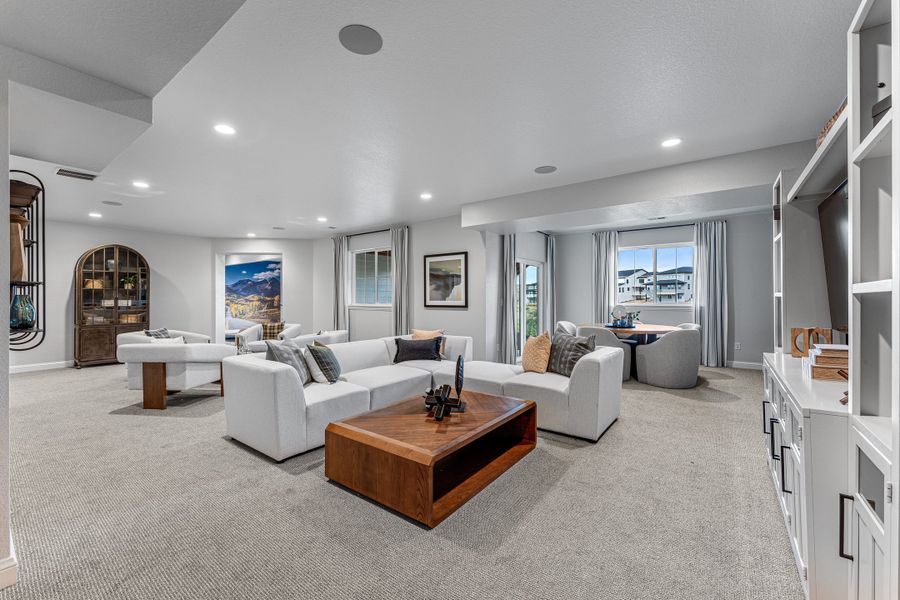 Representative furnished interior of a home built from the Ridge by Taylor Morrison in Dawson Trails, Castle Rock (Image 24).