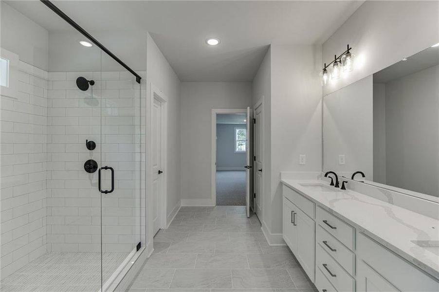 Furnished interior view inside a new home in , Buford (Image 14).