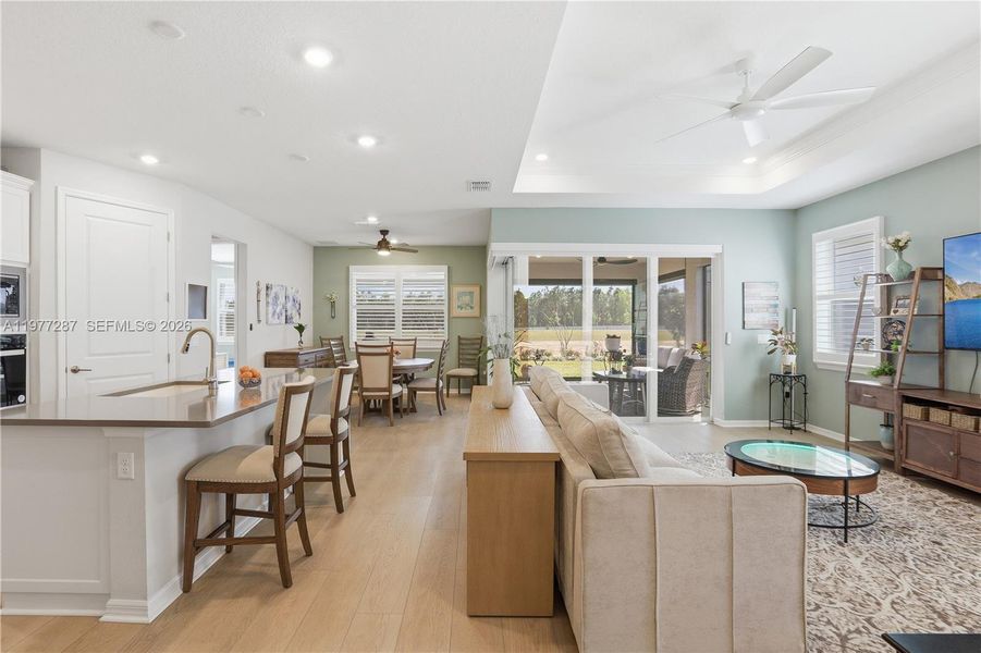 Furnished interior view inside a new home in Del Webb Minneola, Minneola (Image 6).