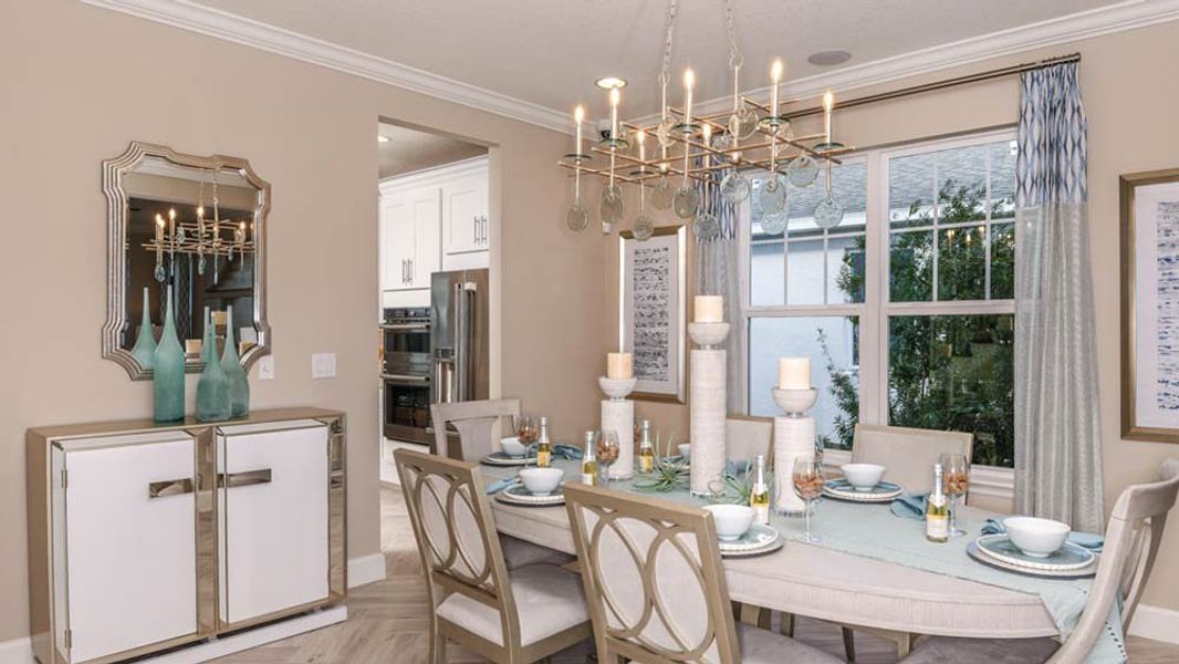 Furnished interior view inside a new home in Central Park, Port St. Lucie (Image 13).