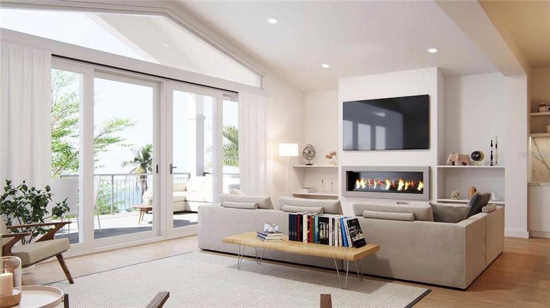 Furnished interior view inside a new home in , Sarasota (Image 9).
