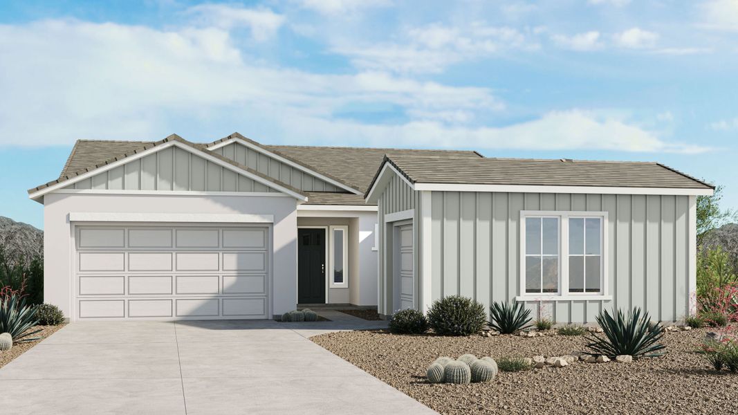 Representative exterior photo of a completed home built from the Estrella by Taylor Morrison in Ladera Trails, Peoria, AZ (Image 4).