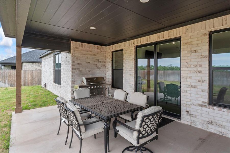 Exterior details and patio area of a home in , Abilene (Image 3).