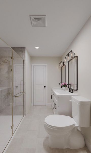 Representative furnished interior of a home built from the Fir by Red Cedar Homes in Fitzgerald Townhomes, Charlotte (Image 11).