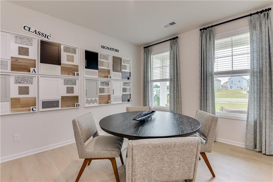 Furnished interior view inside a new home in River Oaks, Locust Grove (Image 9). Furnished interior view inside a new home in River Oaks, Locust Grove (Image 9).