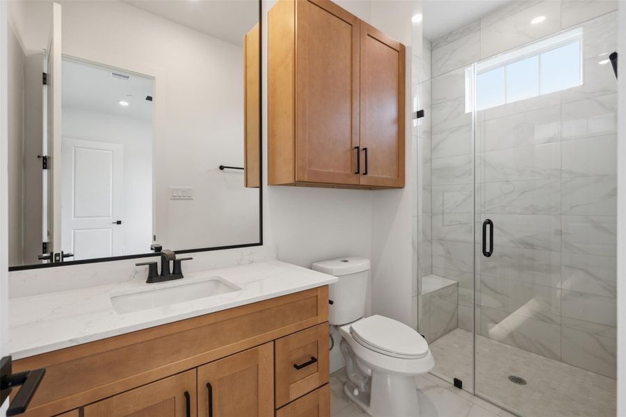 Furnished interior view inside a new home in , Houston (Image 8).