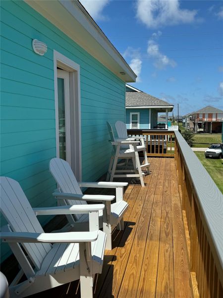 Front exterior of a new home in , Galveston, TX, highlighting curb appeal (Image 1).
