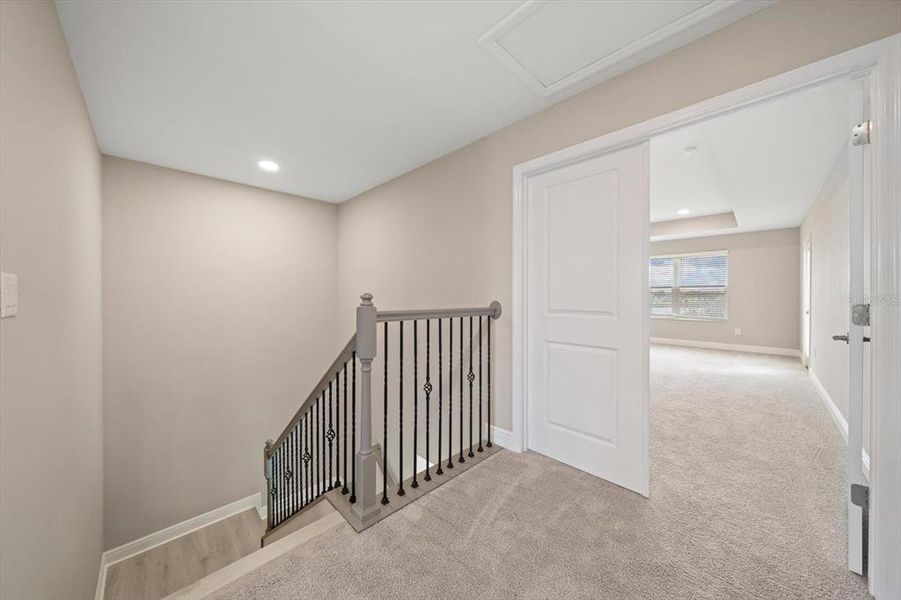 Spacious, unfurnished interior of a new home in Chapel Crossings, Wesley Chapel (Image 24). Spacious, unfurnished interior of a new home in Chapel Crossings, Wesley Chapel (Image 24).