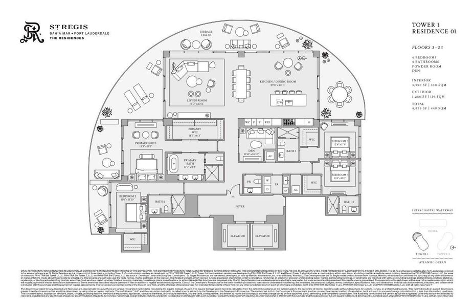 2D floor plan layout of this home in , Fort Lauderdale, FL (Image 5).